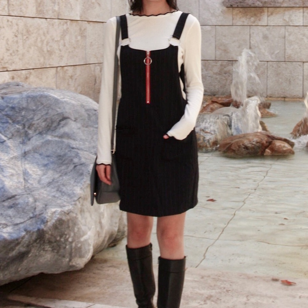 Mango pinafore dress